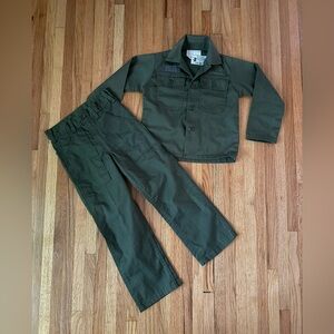 Kids Military Costume: Jacket and Pants Set